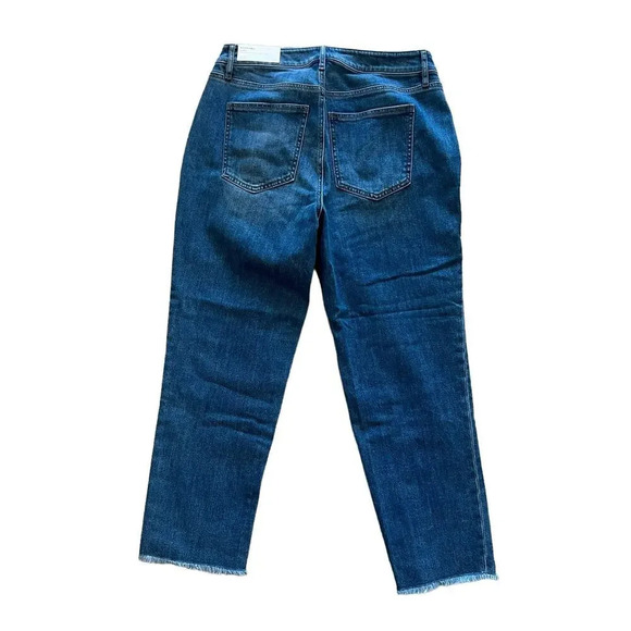 Loft Women’s Size 6 High Rise Straight Leg Blue Jeans - Picture 5 of 6